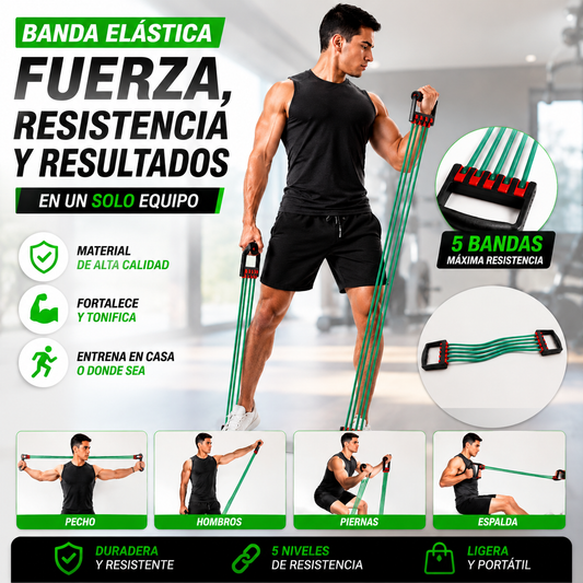 Banda elástica de ejercicios